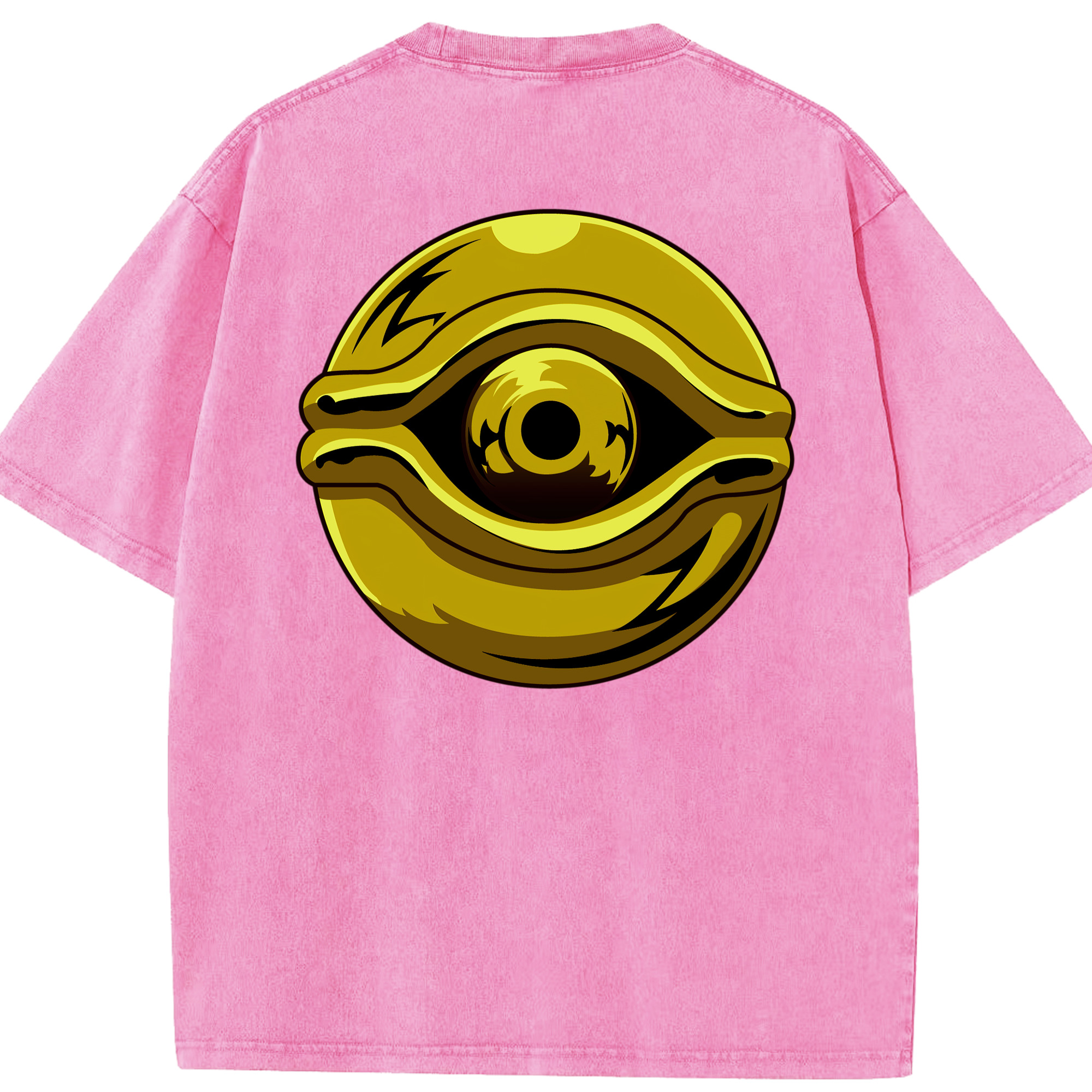 （画像用） 遊☆戯☆王 Yu-Gi-Oh! 綿100% ヴィンテージ風 半袖Tシャツ（背面プリント）